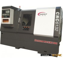 CNC6132 35°线轨斜床身数控车床 震环数控机床厂家直销