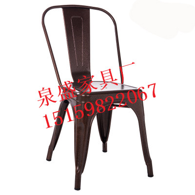 好用的休闲复古简约工业风餐厅椅子泉州厂家直销：价格合理的泉州铁皮椅厂家