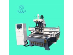 四三工序数控雕刻机 自动换刀雕刻木门覆膜造型 板式家具开料机图2