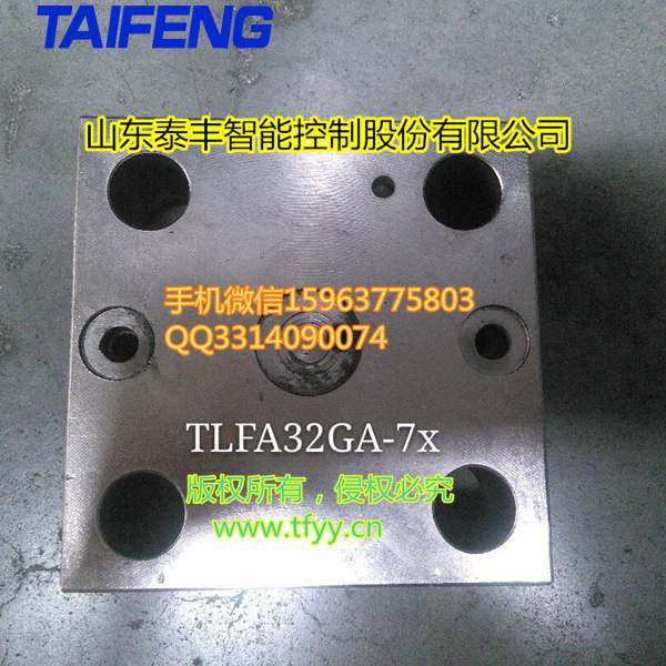 TLFA32GA系列控制盖板逻辑阀块专用