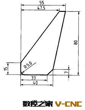 数控线切割编程实例 数控切割