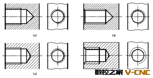 cad机械制图内螺纹画法 cad机械制图内螺纹画法