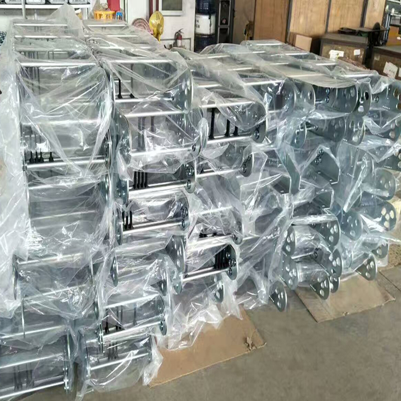桥式钢铝拖链 定制金属拖链 机床附件 承重钢制拖链