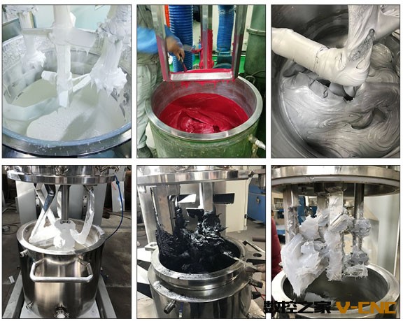 行星搅拌机应用物料