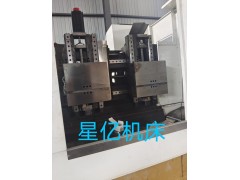 数控双立柱立式车床，星亿双工位立车图2