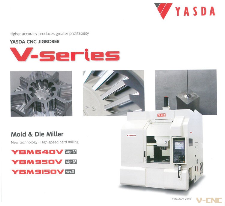 日本安田V-Series亚司达YASDA-YBM640V950V9150V加工中心_01