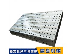 镗床工作台用料足 铸铁平台底部有加强筋图2