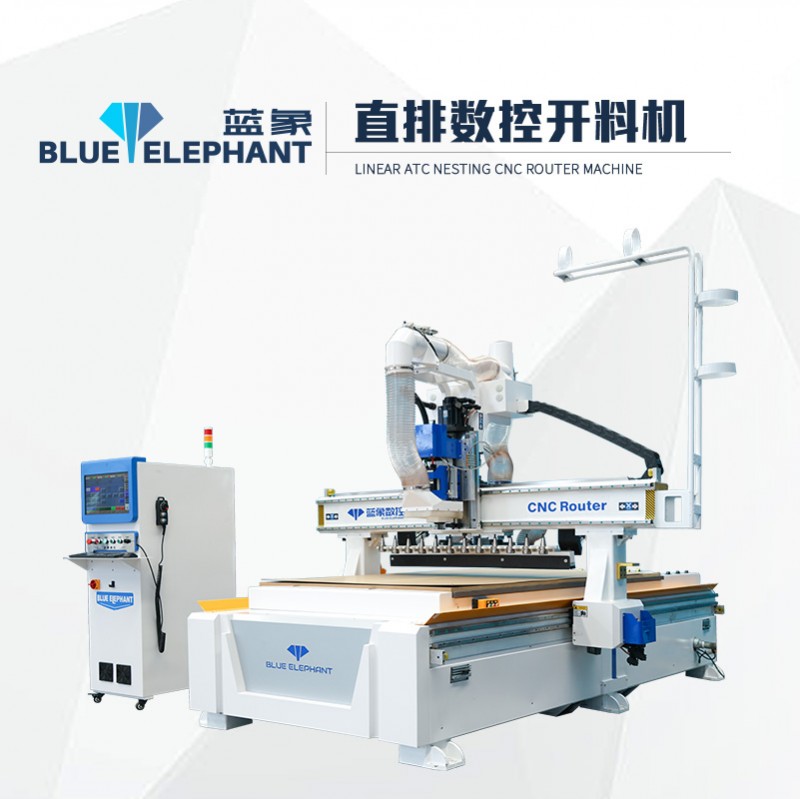 全自动数控开料机 家具开料机设备 蓝象数控