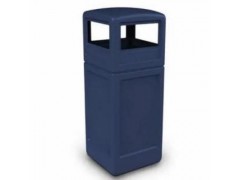 商用垃圾桶 庭院垃圾桶 滚塑无毒垃圾桶 上盖有轮 优格定制图2